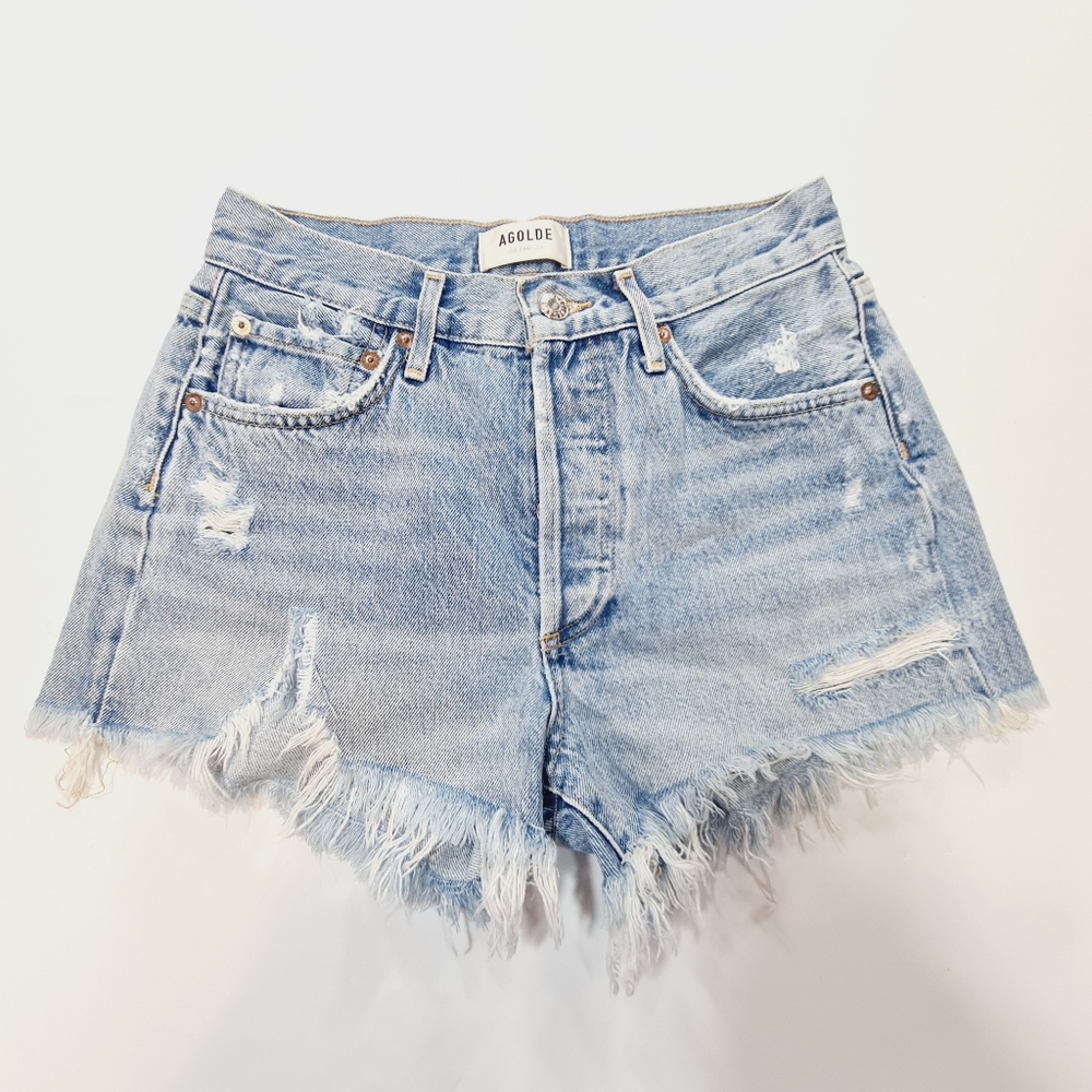 AGOLDE Parker Vintage Cut Off Short in Swapmeet - Picture 2 of 9